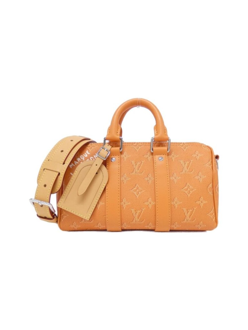 Louis Vuitton Monogram Heritage Keepall Bandouliere 25 Boston Bag
